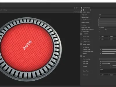Switch Maker - Procedural Substance Decal Generator Low-poly 3D model