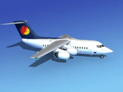 BAe 146-100 Air Philippines 3D model