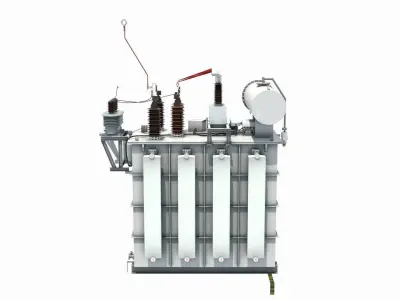 High Voltage Capacito 3D model