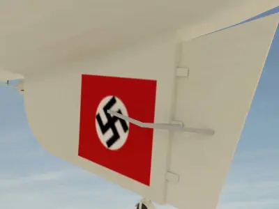 Hindenburg Zeppelin 3D model