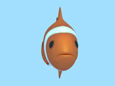 Clownfish Rigged 3D model