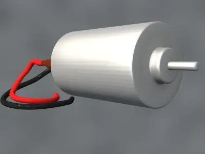 Free DC Motor Free 3D model