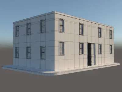 Old Structure v3 Low-poly 3D model