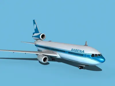 McDonnell Douglas MD-11 Sabena 2 3D model