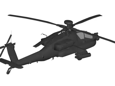 AH-64 Apache Longbow 3D model