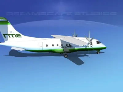 Dornier 328-130 Rocky Mountain Express 3D model