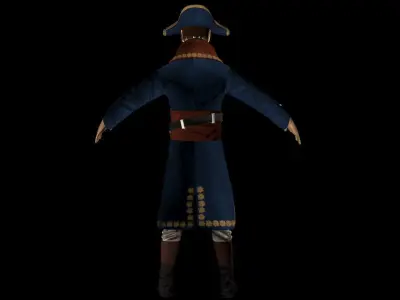 british soldier Low-poly 3D model
