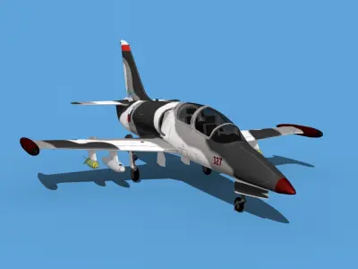 Aero Vodochody L-39C Albatross Cz Rep 01 3D model