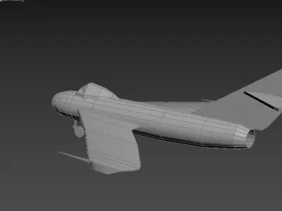 MiG 17 3D model