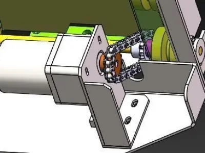 Chain conveyor 3D model