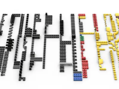 TwindBricks3D - 76924 Mercedes-AMG G-63 - Mercedes-AMG SL-63 3D print model