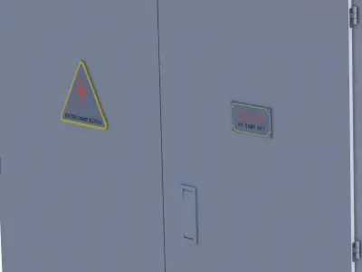 Power Distribution Cabinet 3D model