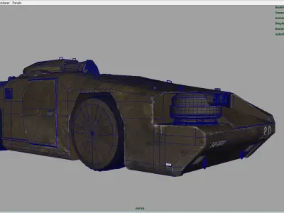 M577 APC 3D model