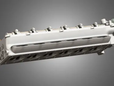 Valves Head with Camshafts 3D model