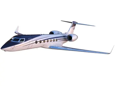 Private Jet Generic v2 3D model