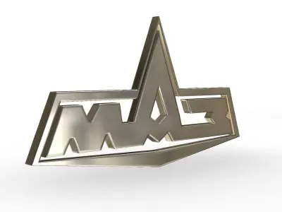maz logo 3D model