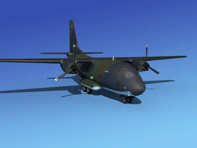 Alenia C-27A Spartan Estonia 3D model