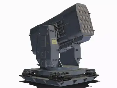 RIM 116 Rolling Airframe Missile  Low-poly 3D model