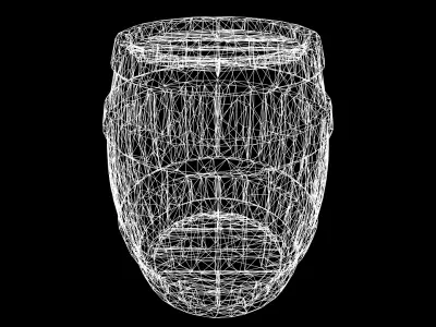 Low Poly Stylized Medieval Wooden Barrel Variant B Low-poly 3D model