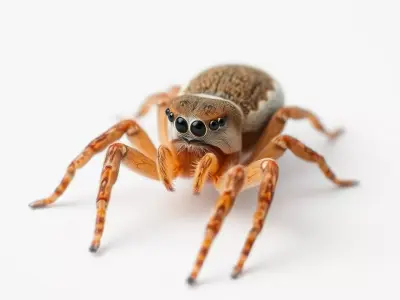 Rustic Jumping Spider model pack Low-poly 3D model