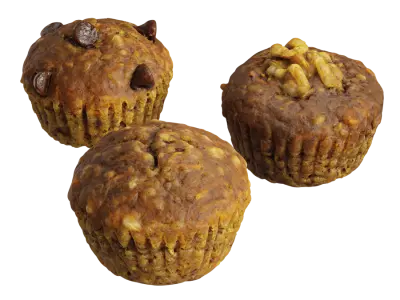  Carrot Cake Muffin Models 