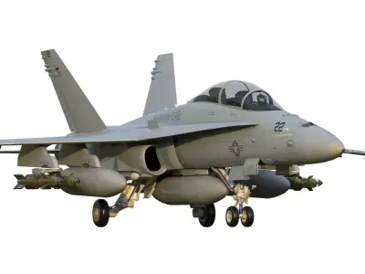 F-18 Hornet 3D model