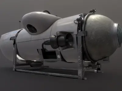OceanGate Titan submersible 3D model