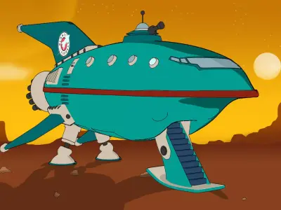 Planet Express Ship Free 3D model