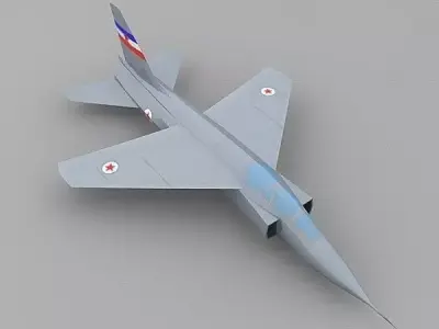 Soko J-22 Orao Low-poly 3D model