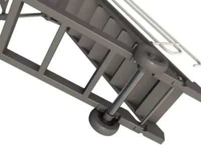 Passenger Steps 3D model