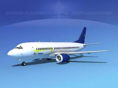Boeing 737-300 Astraeus Airlines 3D model