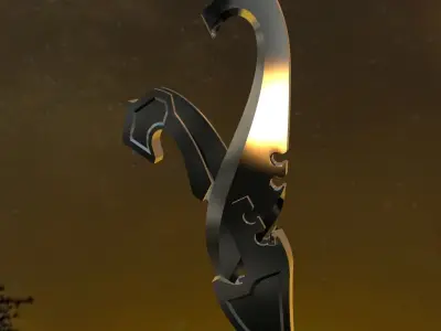 Kujang MS43 3D model