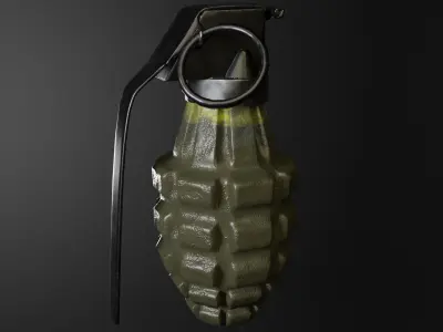 pineapple grenade 3D model
