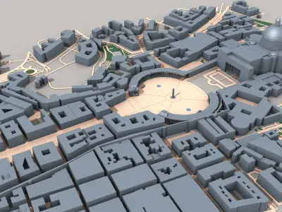Vatican City 3D model