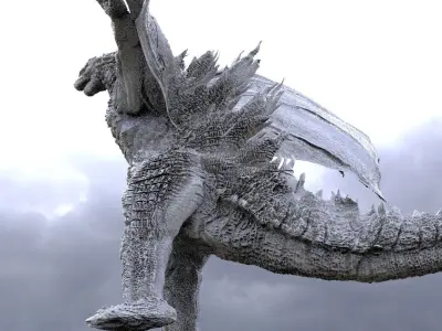 Drake God Lizard 2 3D model