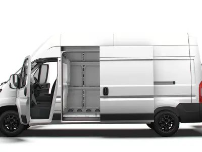 Vauxhall Movano Van L3H3 HQ Interior 2023 3D model