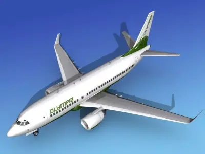Boeing 737-700ER Olympia Charter 3D model