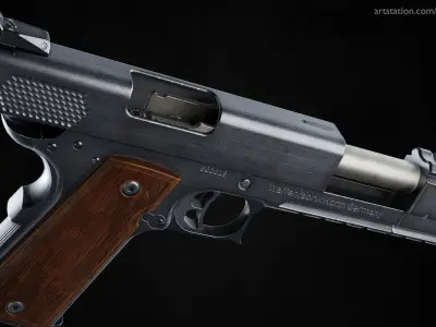 Korth PRS Low-poly 3D model