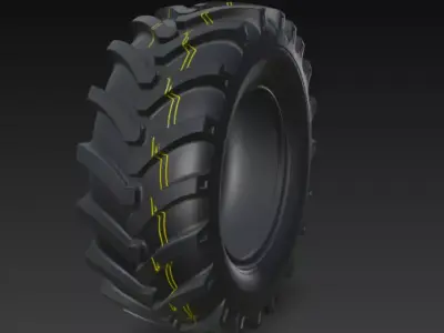 Only Tyre 3d Model 3D model