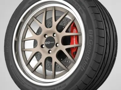 heel Dforged2 3D model