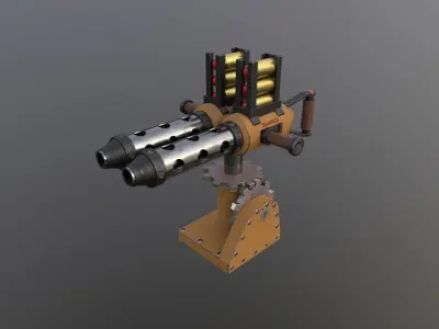 A set of defense towers Ready to be loaded into the game engine Low-poly 3D model