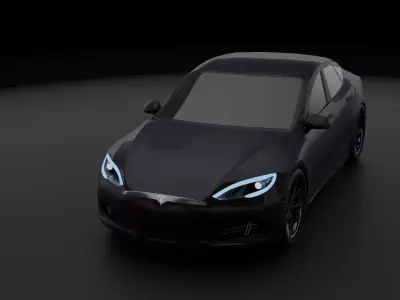 Tesla Model S 2017 Free 3D model