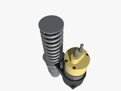 Industrial Injector Model 3D model