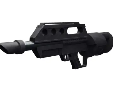 Pancor Jackhammer MK3A1 Custom Low-poly 3D model