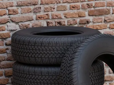 Bridgestone Dueler HT D684 3D model Free 3D model