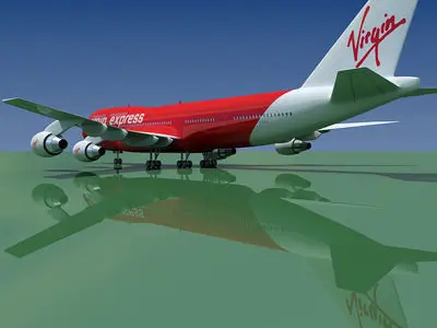 Boeing Virgin Express 3D model
