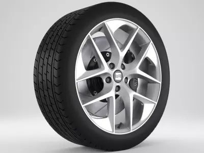 Seat Leon Rim 3D model