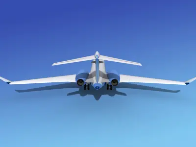 Global Express XRS V08 3D model