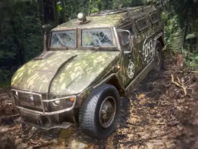 Functional - GAZ Tiger  Combat Vehicle  6 Versions Low-poly 3D model