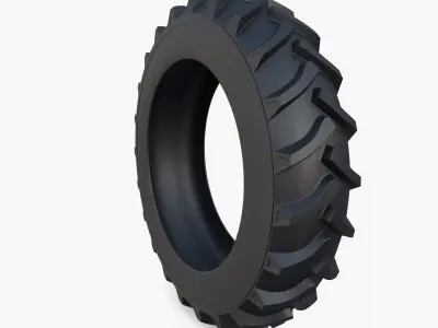 Tractor Tire v2 3D model